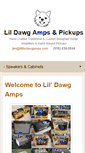 Mobile Screenshot of littledawgamps.com